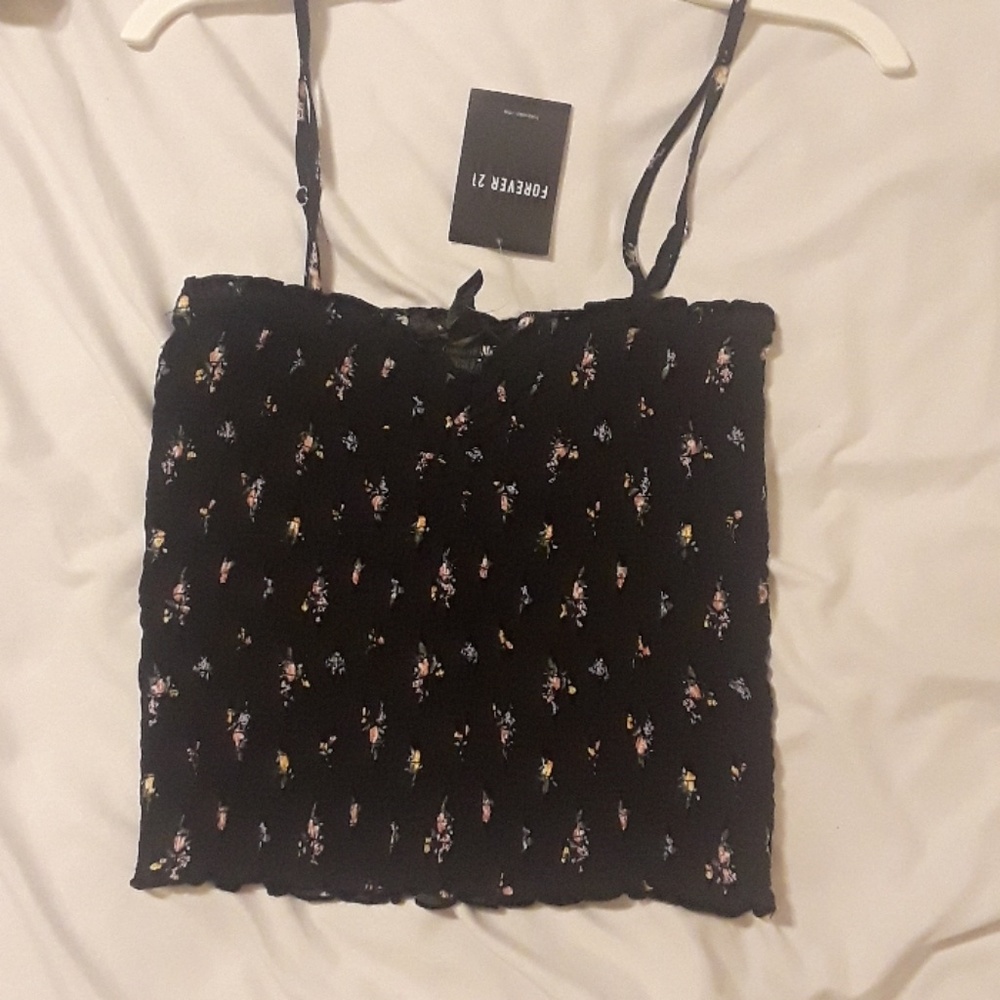 Floral crop top
